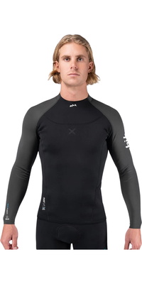 2026 Zhik Mens Microfleece X Neoprene Wetsuit Top DTP-0580-BLK - Black